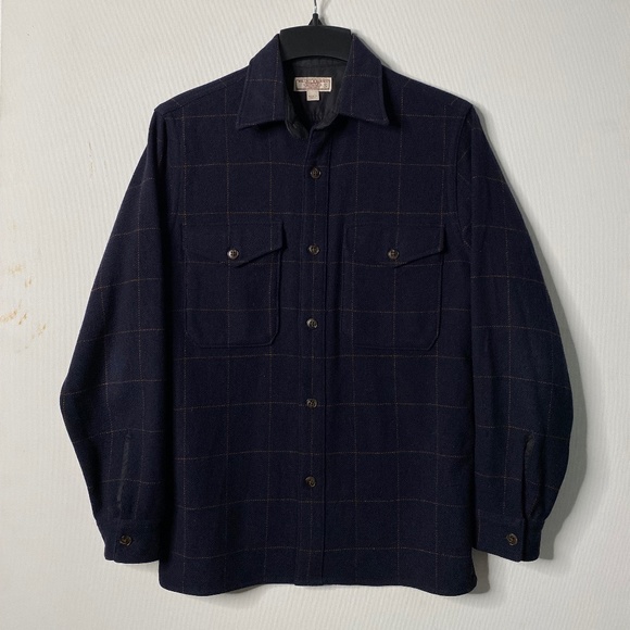 Wallace & Barnes Shirts Vintage Wallace Barnes Flannel Midnight